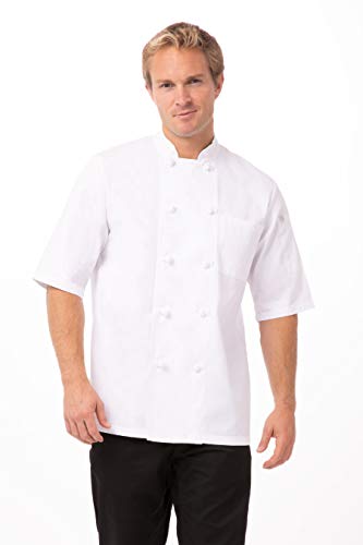 Chef Works Unisex Tivoli Chef Coat, White X-Large