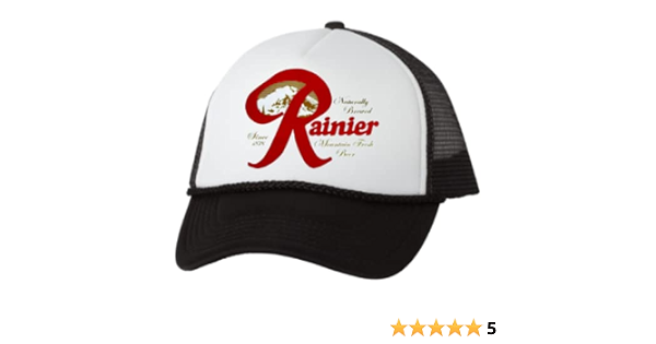 Rainier Beer hat mesh hat snap back cap 