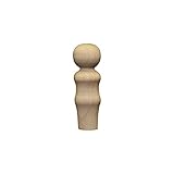 Wood Doll Bodies - Mom 2-1/4 inch - Bag of 10