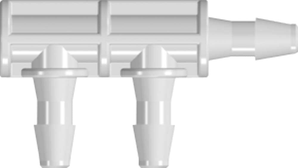 Neolab 2 0984 Triple Connector for Hose Inside Diameter 2.25 (Pack of 10)