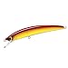 Yo-Zuri Crystal Minnow Floating Lure, Gold Red, 5-1/4-Inch