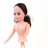 Brown Hair Vinyl Half Dolls - Bed Dolls - Package of 3 Dolls