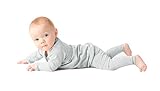 Merino Kids Long-Sleeve Pajama Set, Turtle Dove, For Babies 1-2 years