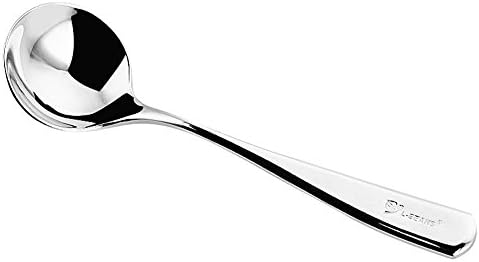 Stainless Steel Wide Handle Milk Coffee Measuring Spoons Scoop Sliver