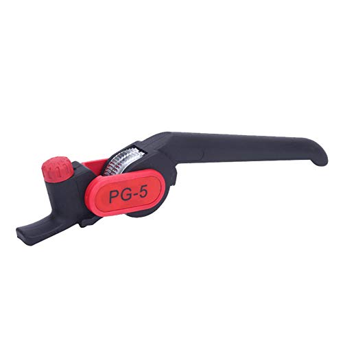 dezirZJjx Ratchet Wheel Type Stripper Cable Knife PG-5 Cable Stripper,Cable Slitter Cutter Stripper Network Hand Tool Black Red