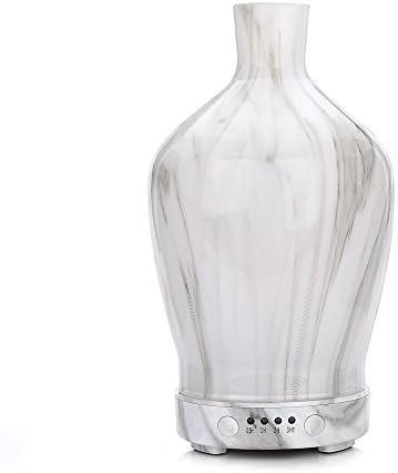 SZHENRY 100ml Ultrasonic Cool Mist Humidifiers Aroma Diffuser with 7 Colorful LED Lights, Waterless Auto Shut-off,Aromatherapy Essential Oil Diffuser for Home, Yoga, Office, Spa, Bedroom, Baby Room