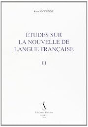 Études sur la nouvelle de langue française