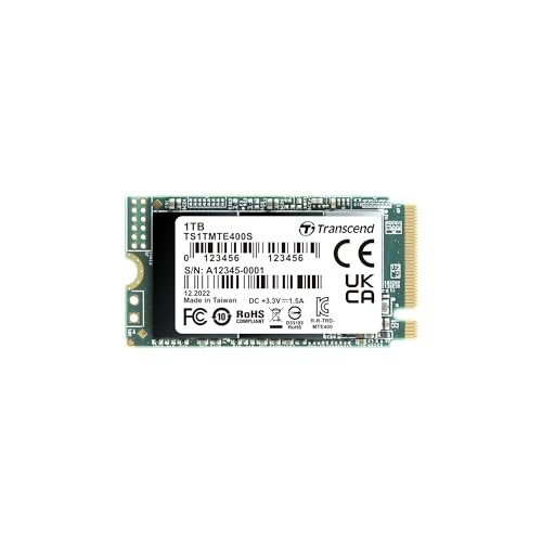 Transcend 1TB MTE400S PCIe 3.0 M.2 2242 SSD, 2000MB/s, für Lenovo Legion Go