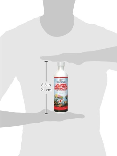 API POND CHLORINE & HEAVY METAL NEUTRALIZER POND WATER NEUTRALIZER 16-OUNCE BOTTLE