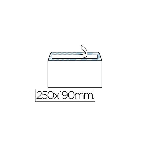 Liderpapel N.13 White Extendible Quarter 190 x 250 mm Silicone Strip Box of 250 Units