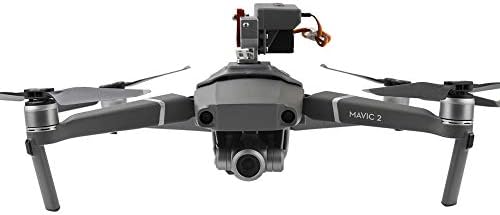 JUFANA Drone Clip Payload Delivery Drop Transport Device for DJI Mavic 2 Pro/Zoom(Black)