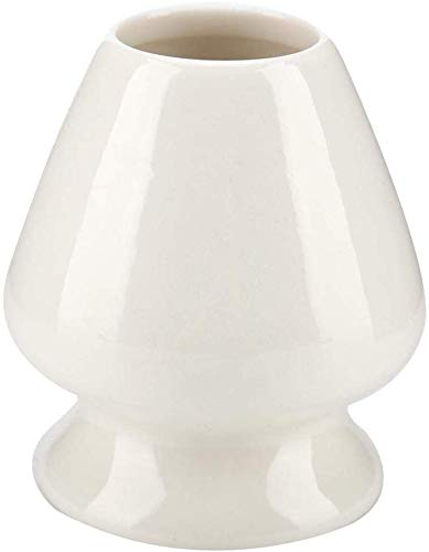 Matcha Whisk Ceramic Holder Chasen Stand fit for Japanese Matcha Tea Set Accessories (White) Matcha Whisk Ceramic Holder Chasen Stand fit for Japanese Matcha Tea Set Accessories (White)
