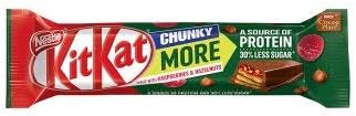 PACK OF 12 - Kit Kat Chunky More Hazelnuts Raspberries 42g