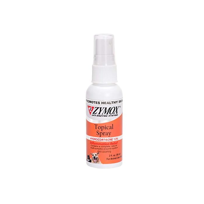 Zymox Topical Hot Spot Spray for Dogs and Cats with 1% Hydrocortisone, 2oz