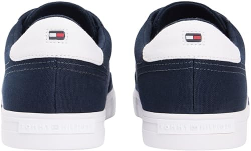Herren Vulcanized Sneaker Long Lace Canvas Low Top, Blau (Desert Sky), 42