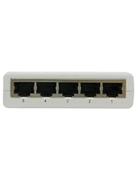 Intellinet 5 port Oficina de 10 100Mbps Fast Ethernet Switch (plástico) (502023)
