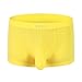 Men's 4 Pack Micro Modal Separate Pouches Trunks Low Rise Give-N-Go Boxer Briefs , Color A , X-Large