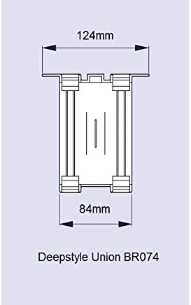 BR074B Black Brett Martin 115mm Deepstyle Gutter Union Bracket - Image 3