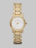 Burberry Heritage Swiss Analog Gold Plated Stainless Steel Womens Watch BU9203
