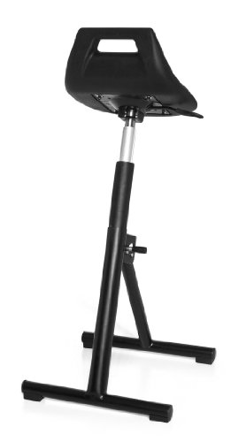 HJH-Office-665150-Sgabello-da-lavoro-TOP-WORK-31-nero-senza-braccioli-robusto-regolabile-in-altezza-sedia-da-lavoro-base-nera-ergonomica-facile-da-pulire-aiuto-di-sostegno