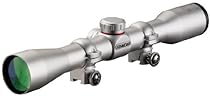Simmons .22 Mag TruPlex Reticle Rimfire Riflescope with Rings, 4x32mm (Silver)