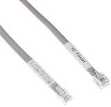 MMF Cash Drawer 226199EPST1000 KwickKable RJ12 Data Transfer Cable for Star and Epson POS Printer, 6' Length