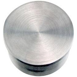 Bar Rail Flush Brushed Satin Stainless Steel End Cap