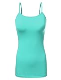 J.TOMSON Women's Basic Cami Top with Adjustable Straps S-3XL (43 Colors)