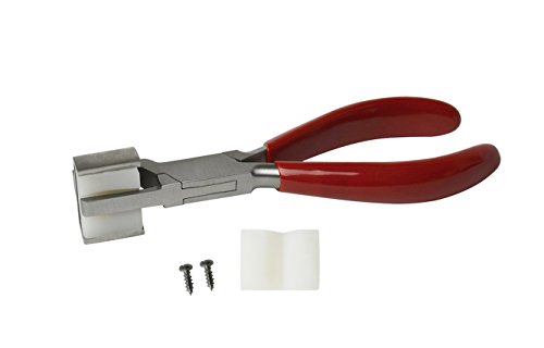 Non-Marring Forming/Bending Plier w/ Nylon and Steel Jaw for Jewelry Making and Repair