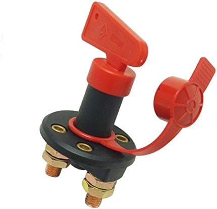 グリポッチ キルスイッチ 2極 ノブ脱着可能 車 バッテリー ハンドルキー付き 切り替えスイッチ カット