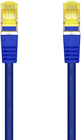 A146-0478 Cable de red latiguillo RJ45 LSZH Cat.7 600 MHz S/FTP PIMF AWG26, azul, 1.0m