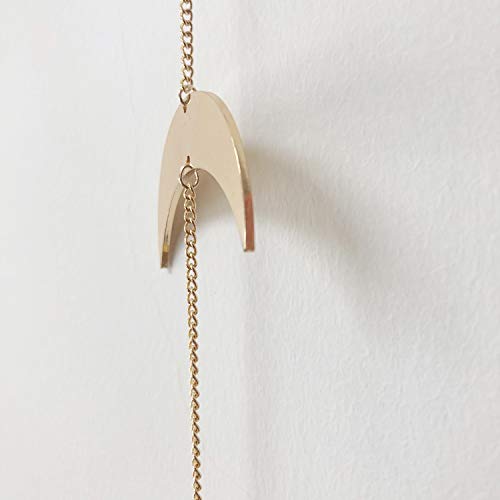 Moon Phase Wall Hanging, Manicer Moon Phase Garland Boho Moon Wall Art with Chains Celestial, Gold Shining Wall Hanging Ornaments, Retro Style Home Wall Décor for Apartment Living Room Bedroom Wedding