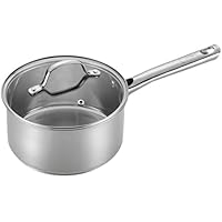 T-fal E75824 Performa Stainless Steel Dishwasher Safe Oven Safe Sauce Pan Cookware, 3-Quart, Silver