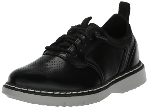Stacy Adams Boy's Sync Elastic Lace Sneaker,Black,2.5M