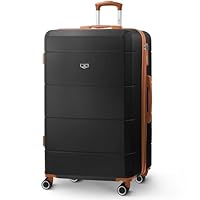 LUGG - Jetset 32 Inch Large Suitcase – Lightweight Hard Shell Luggage with TSA Lock – Water-Resistant ABS Spinner Suitcase – 4 Wheels – 86x58x31cm Travel Bag