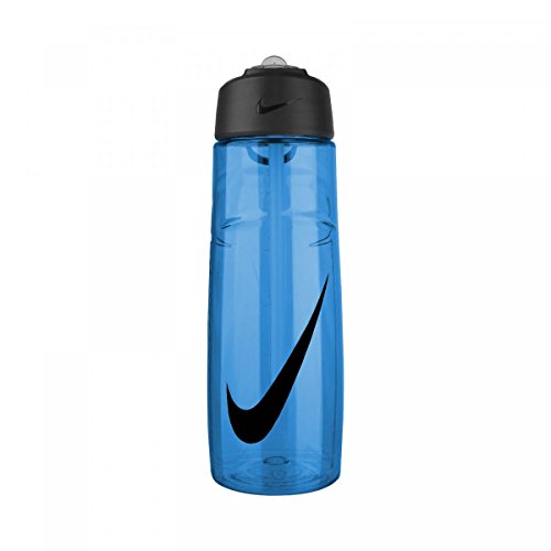 Nike t1 flow swoosh water bottle (24oz, game royal/obsi…