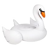 Sunnylife Luxury Adult Inflatable Pool Float Ride On Beach Toy - White Swan