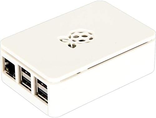 OneNineDesign Case for Raspberry Pi 3 Model B+ and previous models, colour: white.