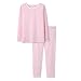 1-8 Years Girl Long Johns Thermal Underwear Set Solid Kids Innerwear Winter Warm Base Layerthumb 1