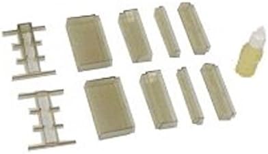 Flowbee Spacer Kit Authentic 10piece Clear Spacer Kit for Flowbee Haircutting System (Spacers+Oil Bottle)