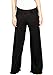 TOP LEGGING TL Womens Made in USA Comfy Wide Leg Long Boho Maternity Palazzo Gaucho Pants Black,Large