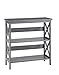 Convenience Concepts Oxford 3 Tier Bookcase, Gray
