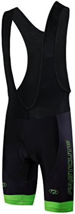 FASTCURE 2016 Active Sportswear Men's 3D Padded Bib Cycling Shorts