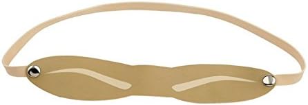 SHANF Creative Rubber Eyebrow Stencil Shaping Grooming Brow Template Design Strap for Women(Skin Color)