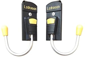 LZDRASON Tool Belt Hook, Drill Holster, Cordless Power Drill Holster with Tool Belt Clip, The Way to Hold Hammer Drywall Screw Gun and Cordless Power Tools, 2XPack in Black