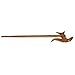 MaryCrafts Wooden Battle Viking War Axe Hair Stick, Hair Pin, Hair Accessory, Hair Toy Handmade 7.8