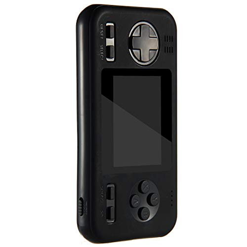 TEEPAO 2.8 Inch Game Handheld Console, Retro Video FC PVP Game Player Gameboy 416 Classic Games, Built-in 8000 mAh Power Bank, Portable Video Game Console with Fast Charger for Travel (Black Edge)