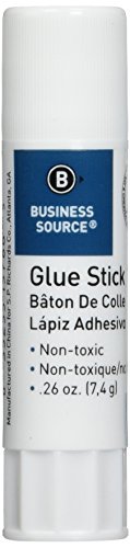 Business Source Glue Stick, Pack of 18