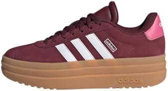 Sapatos Junior VL Court Bold para crianças unissex, fusão Shadow Red/Cloud White/Rosa, 39 1/3 EU