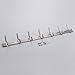 KES SUS 304 Stainless Steel Towel/Coat Hook Rack Rail Shelf with 7 Hooks Robe Hanger Bathroom Storage Organizer Wall Mount, Brushed Finish, AH203H7-2